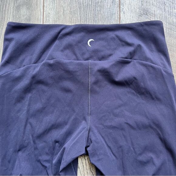 Zyia Navy Strap Deluxe Hi-Rise Leggings Size 8-10 24” Active Athletic Pants - Picture 9 of 12